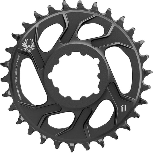 SRAM X-SYNC 2 EAGLE 12V Direct Mount Offset 4mm Mono chainring Black