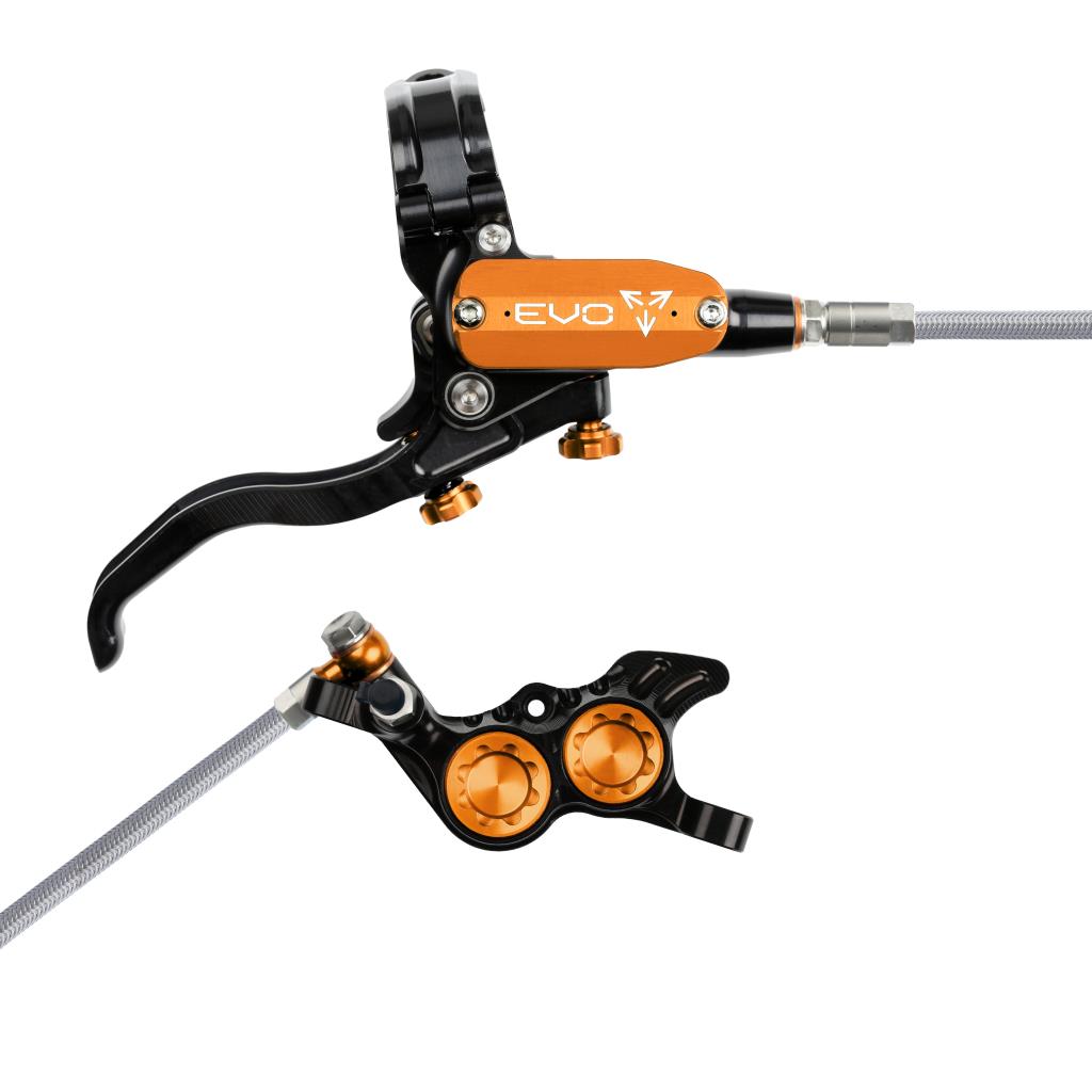 HOPE TECH 4 EVO GR4 Aviation bakbroms Svart/Orange
