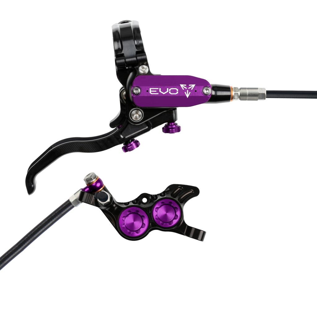 HOPE TECH 4 EVO GR4 bakbroms Svart/Violet