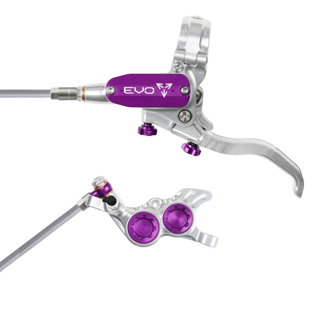 HOPE TECH 4 EVO GR4 Aviation främre broms silver/violett