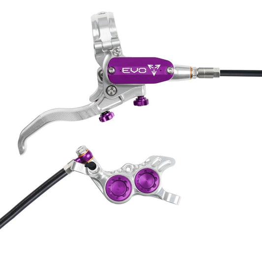 HOPE TECH 4 EVO GR4 rear brake Silver/Violet
