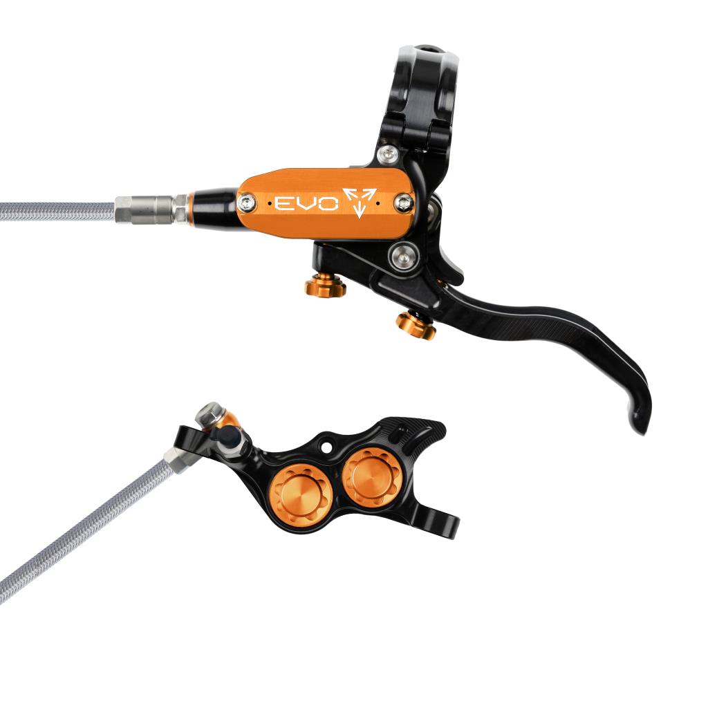 HOPE TECH 4 EVO TR4 Aviation främre broms Svart/Orange