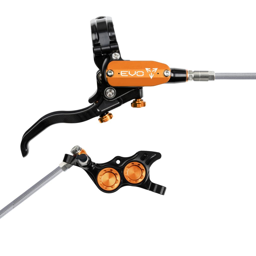 HOPE TECH 4 EVO TR4 Aviation bakbroms Svart/Orange