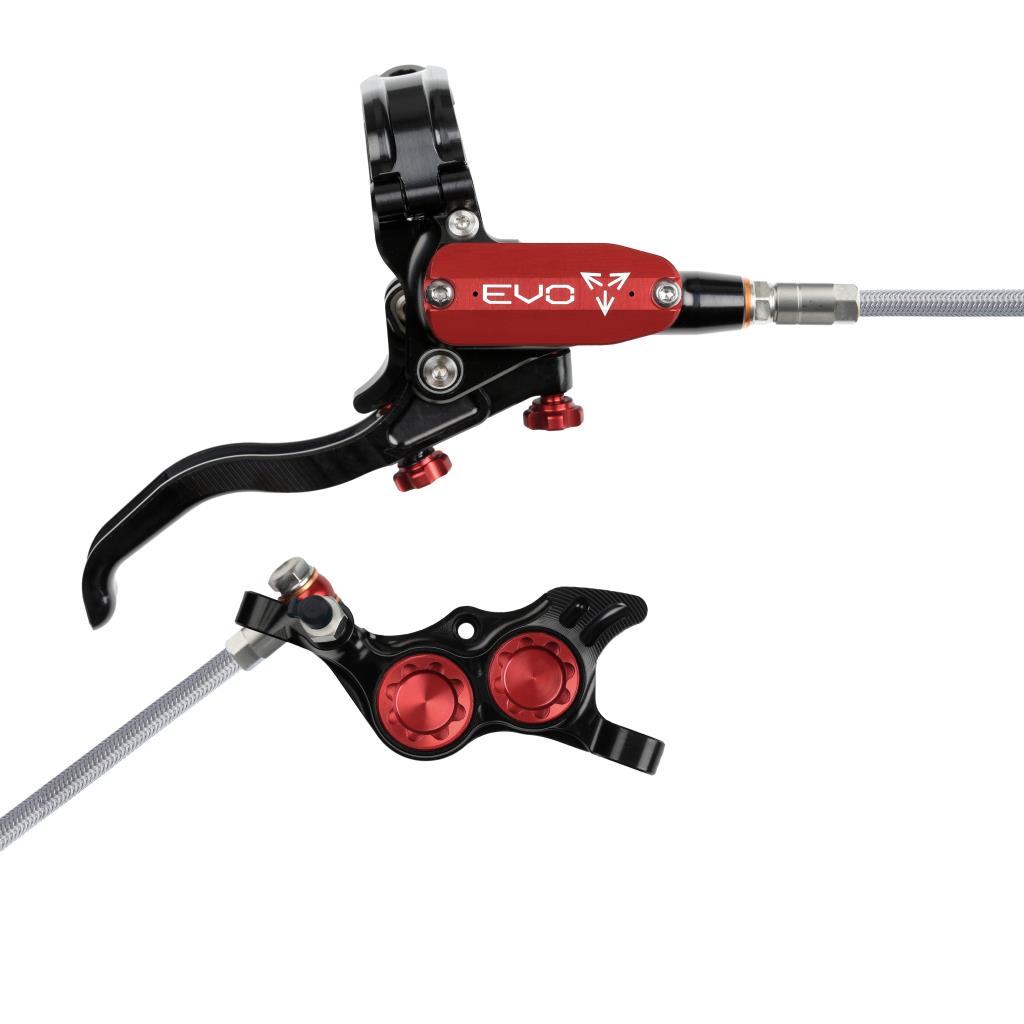 HOPE TECH 4 EVO TR4 Aviation Bakbroms Svart/Röd