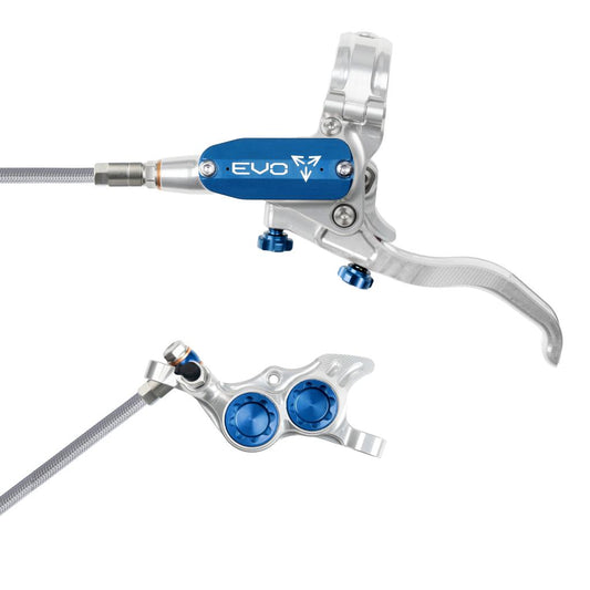 Front Brake HOPE TECH 4 EVO TR4 Aviation Silver/Blue