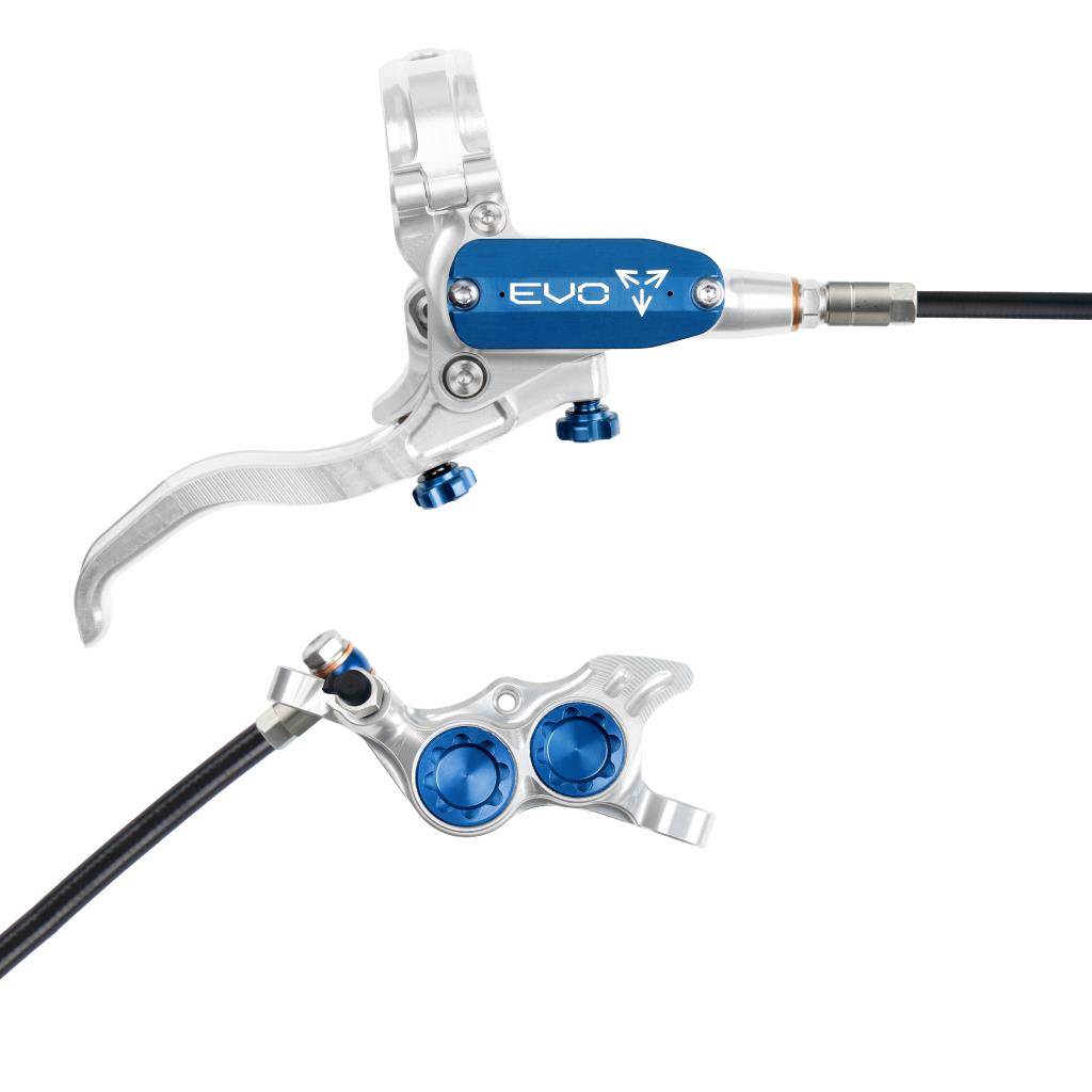 HOPE TECH 4 EVO TR4 Bakbroms Silver/Blå