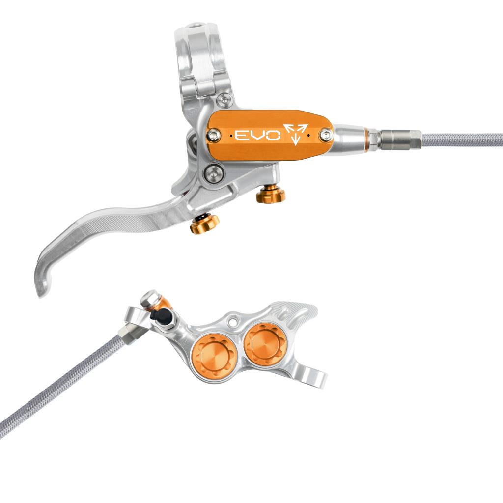 HOPE TECH 4 EVO TR4 Aviation Bakbroms Silver/Orange