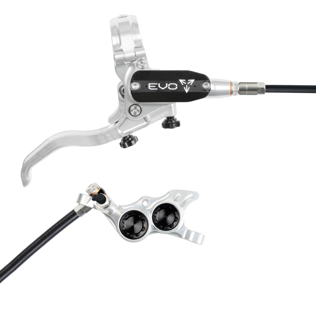 HOPE TECH 4 EVO TR4 Bakbroms Silver/Svart