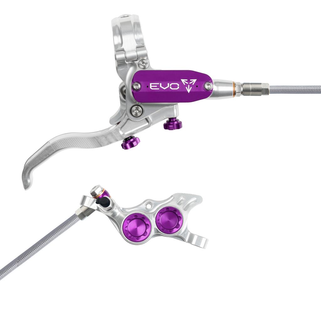 HOPE TECH 4 EVO TR4 Aviation Bakbroms Silver/Violet