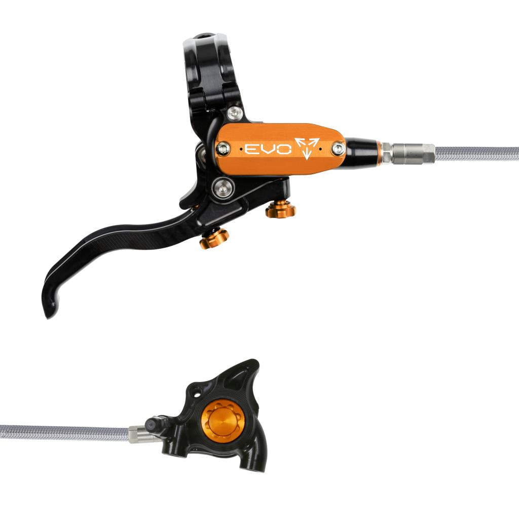 HOPE TECH 4 EVO X2 FM Aviation Bakbroms Svart/Orange