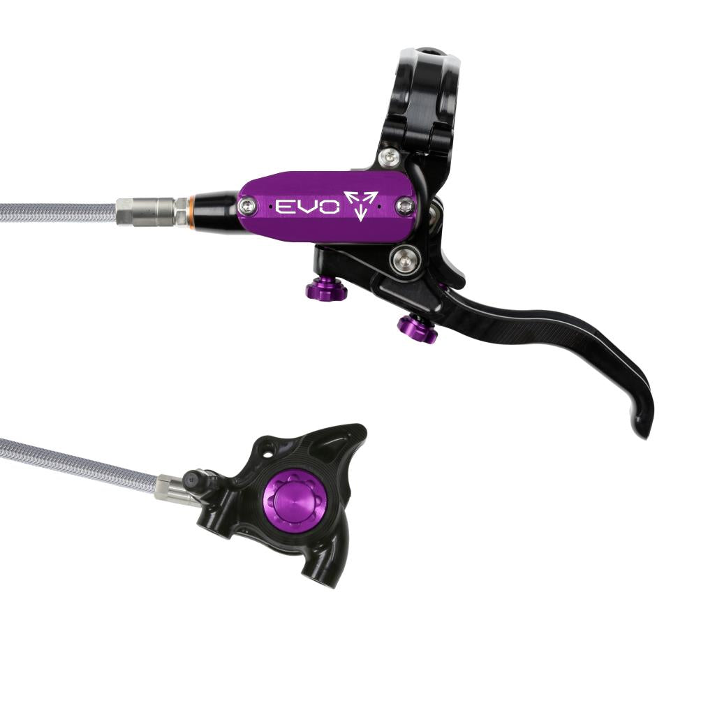 HOPE TECH 4 EVO X2 FM Aviation främre broms svart/violett