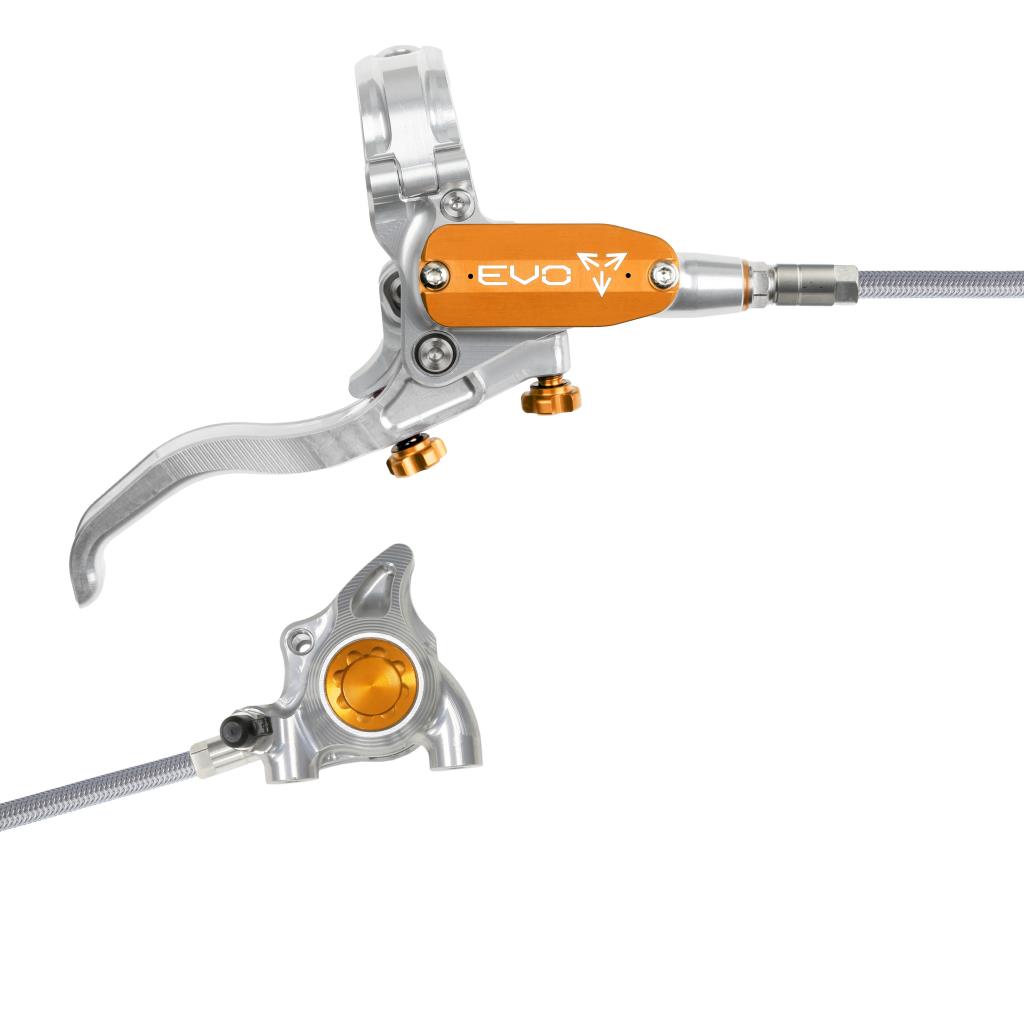 HOPE TECH 4 EVO X2 FM Aviation Bakbroms Silver/Orange