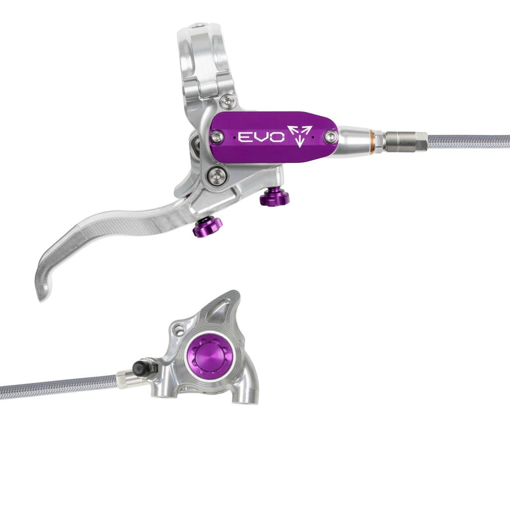 HOPE TECH 4 EVO X2 FM Aviation bakbroms Silver/Violet
