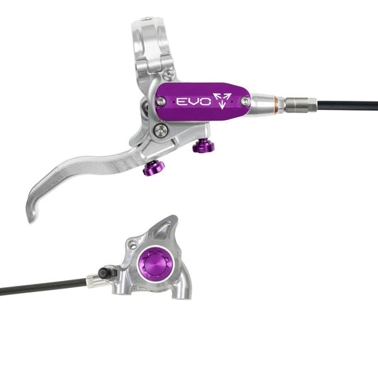Rear brake HOPE TECH 4 EVO X2 FM Silver/Violet
