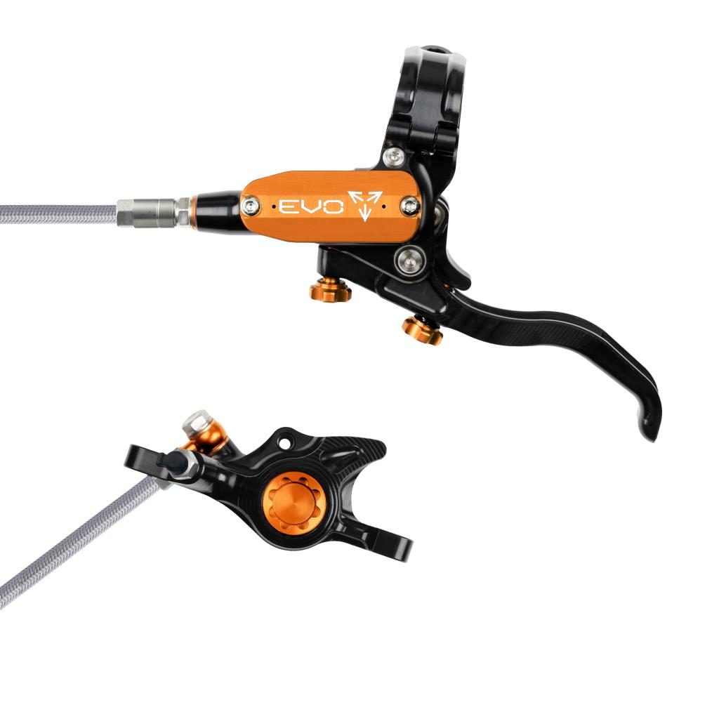 HOPE TECH 4 EVO X2 PM Aviation främre broms Svart/Orange