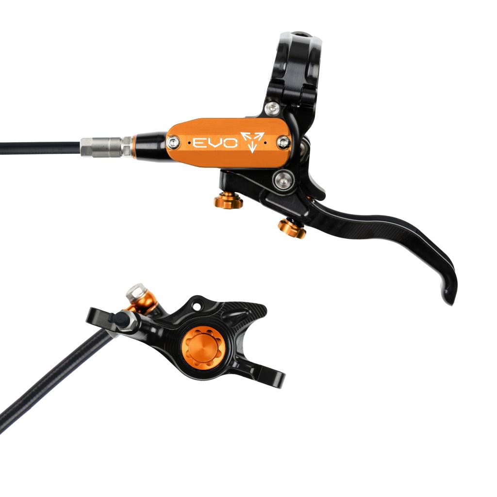 HOPE TECH 4 EVO X2 PM frambroms Svart/Orange