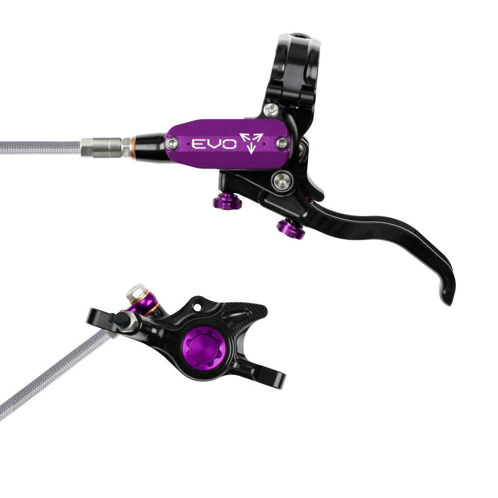 HOPE TECH 4 EVO X2 PM Aviation främre broms svart/violett
