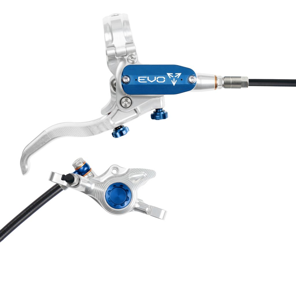 HOPE TECH 4 EVO X2 PM Silver/Blue Rear Brake