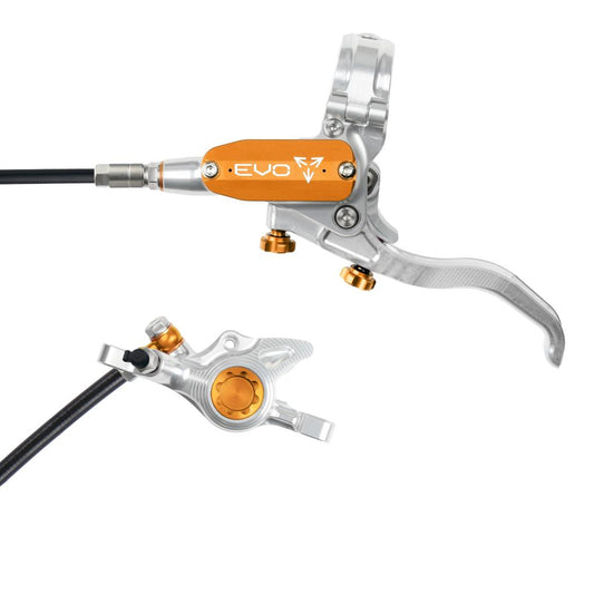 Front brake HOPE TECH 4 EVO X2 PM Silver/Orange