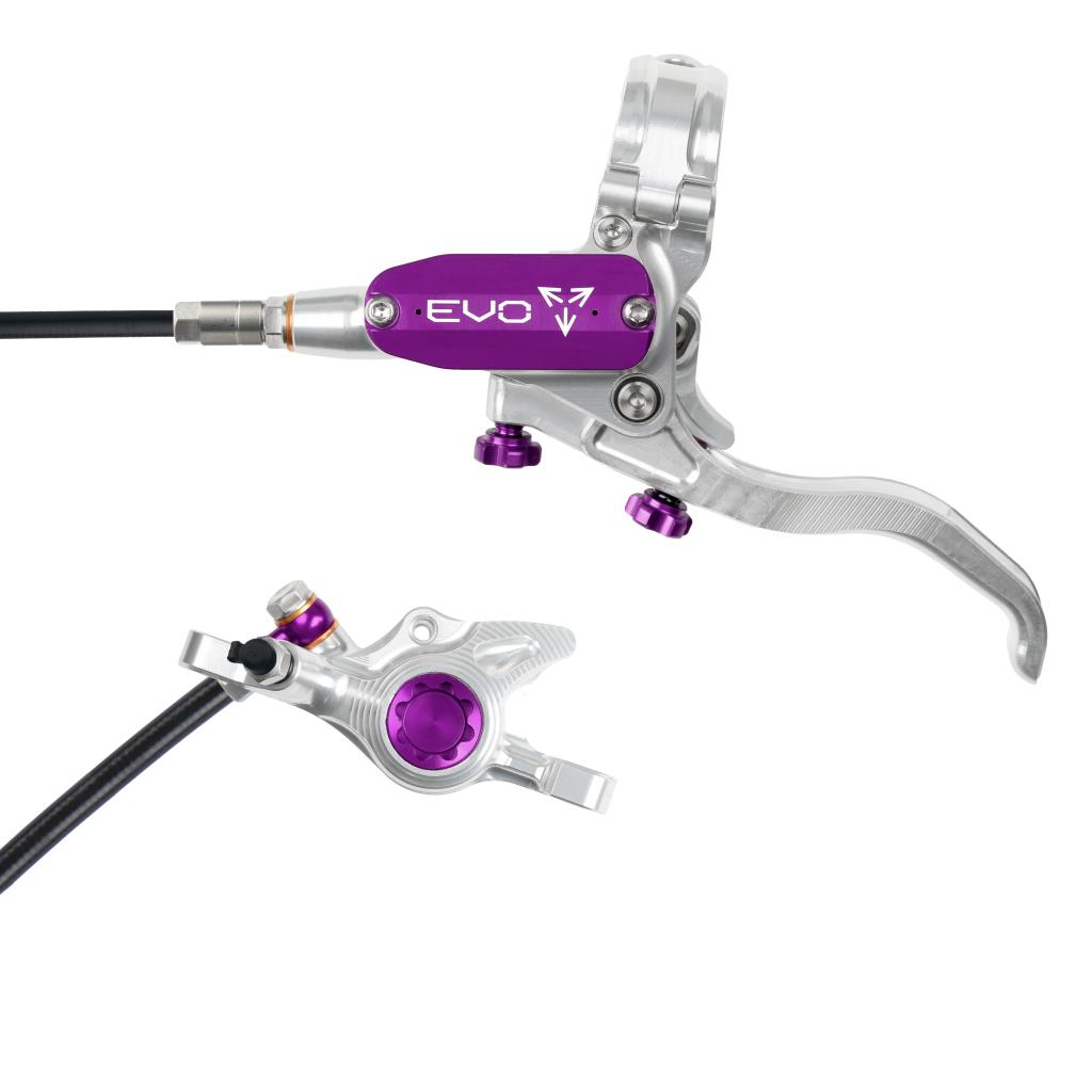 Front brake HOPE TECH 4 EVO X2 PM Silver/Violet