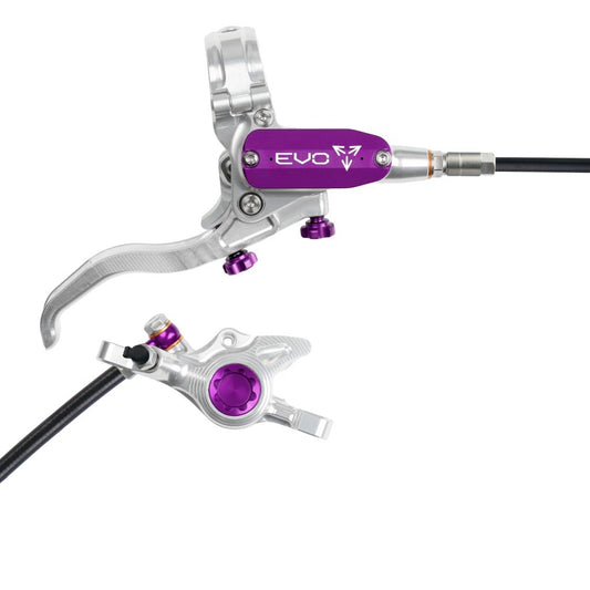 Rear brake HOPE TECH 4 EVO X2 PM Silver/Violet