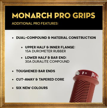 Grips PEATY'S MONARCH PRO KNURL Supersoft Black