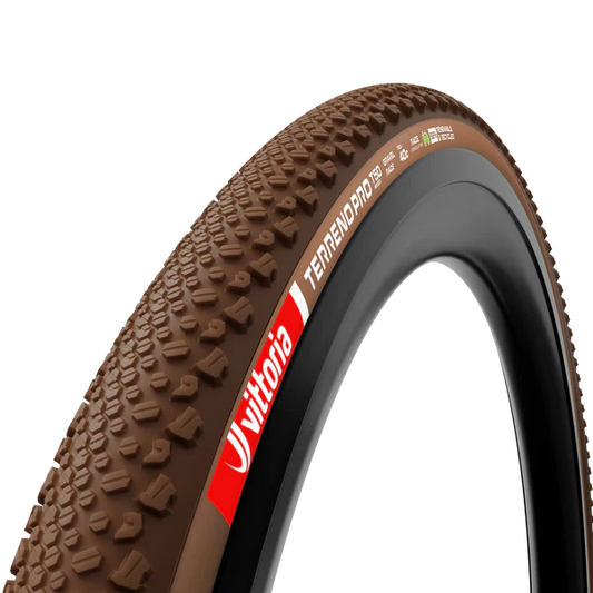 VITTORIA Terreno Pro T50 Mixed 700x35c Gravel Race Natural Tubeless Ready Soft Beige Q2 2025 tire