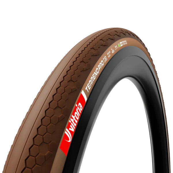 VITTORIA Terreno Pro T10 Hardpack 700x40c Gravel Race Natural Tubeless Ready Soft Beige Q2 2025 däck