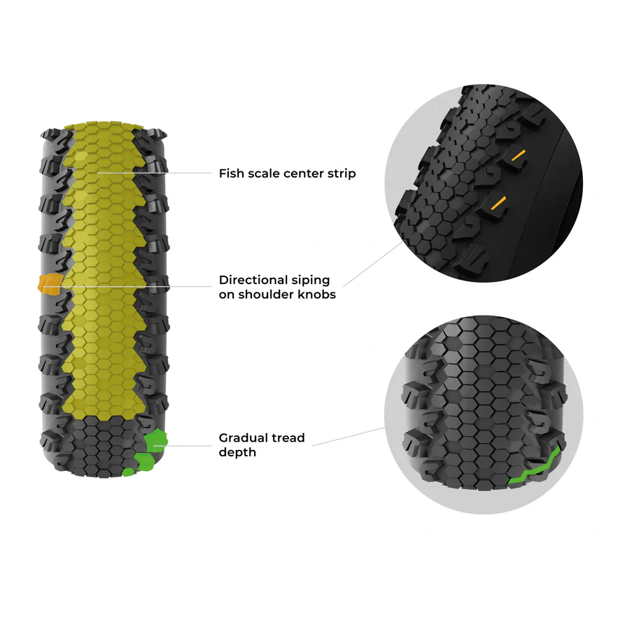 VITTORIA TERRENO XC RACE 29x2.4 Graphene/Silica Tubeless Ready Soft Beige däck
