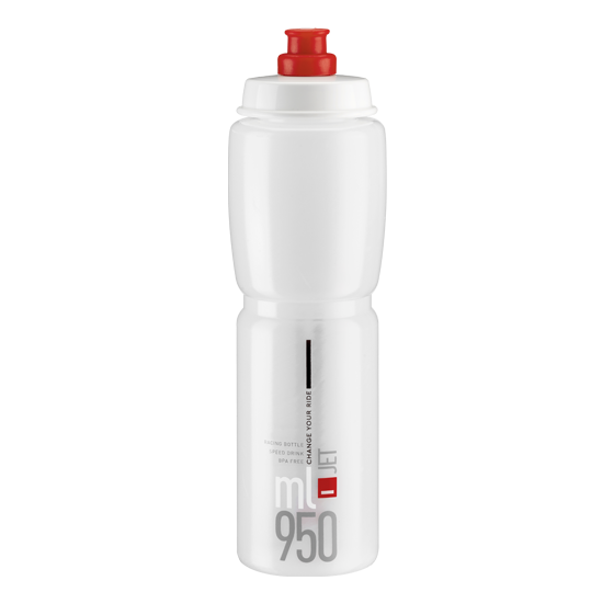 ELITE JET Transparent Logo Bottle Red