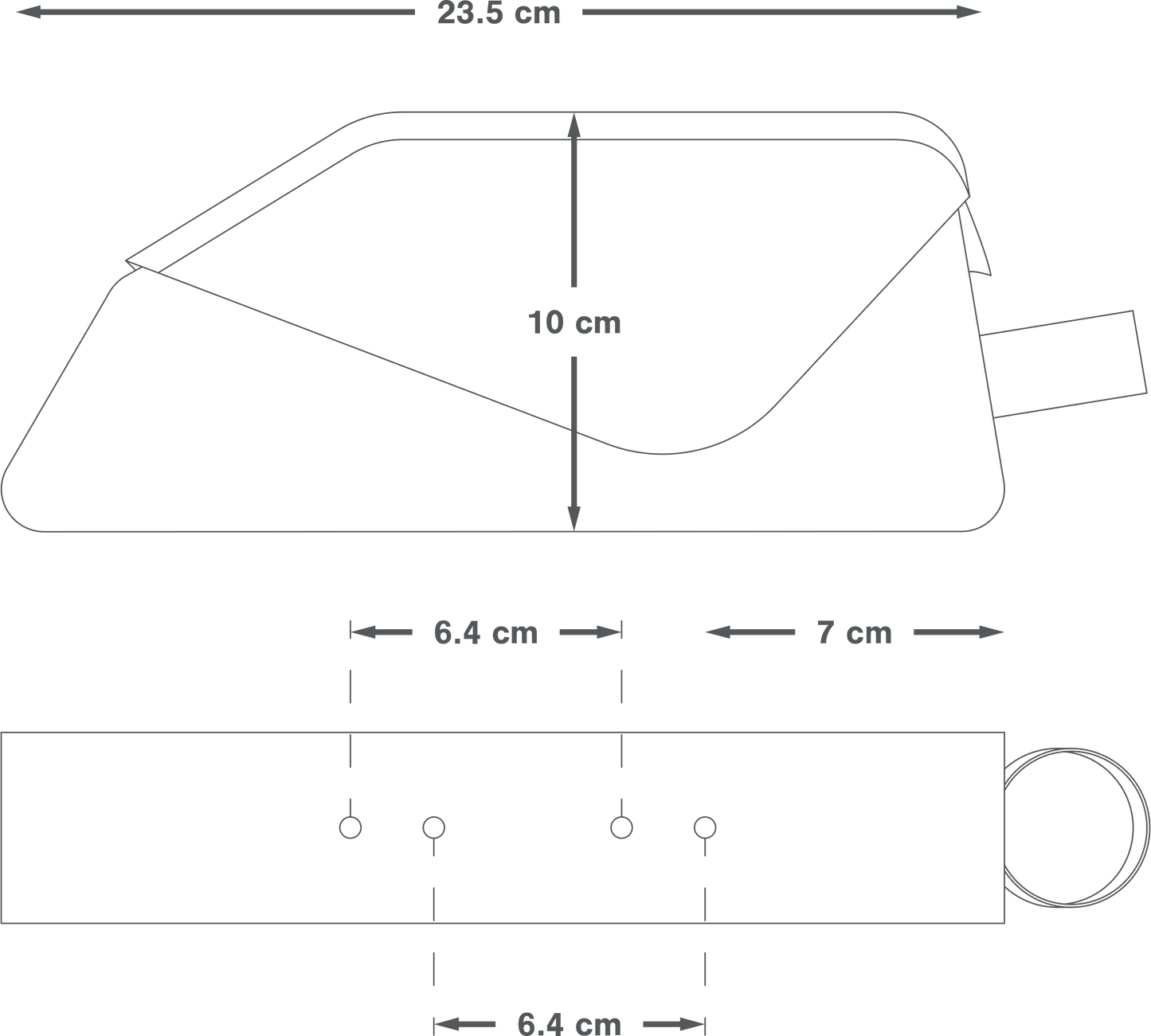 Ramväska APIDURA RACING BOLT-ON TOP TUBE PACK 1 L Svart