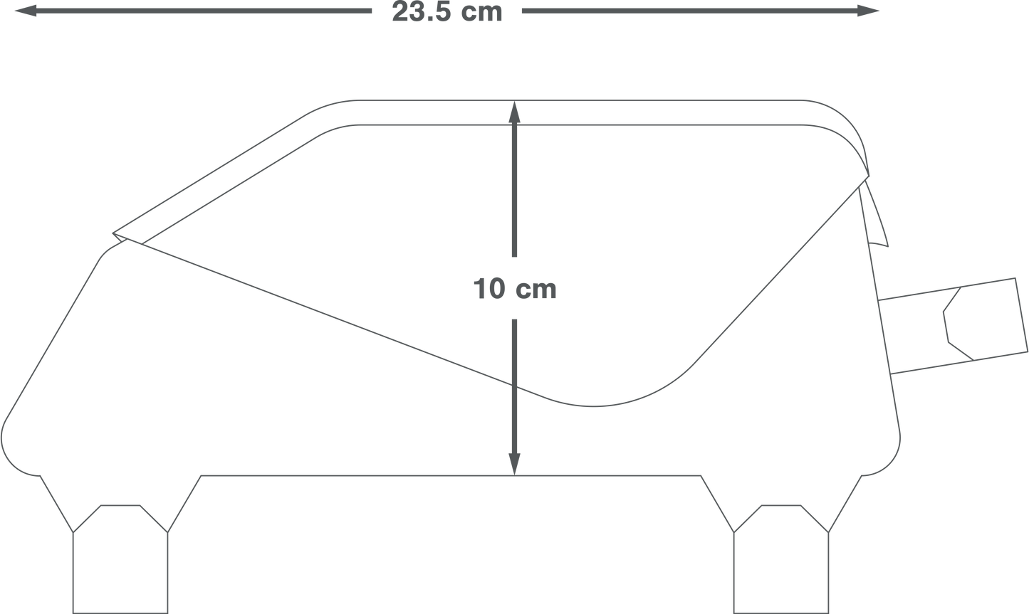 APIDURA RACING TOP TUBE PACK 1 L Ramväska Svart