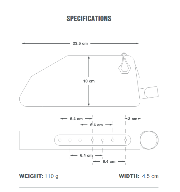 Ramväska APIDURA EXPEDITION BOLT ON TOP TUBE PACK 1 L Svart