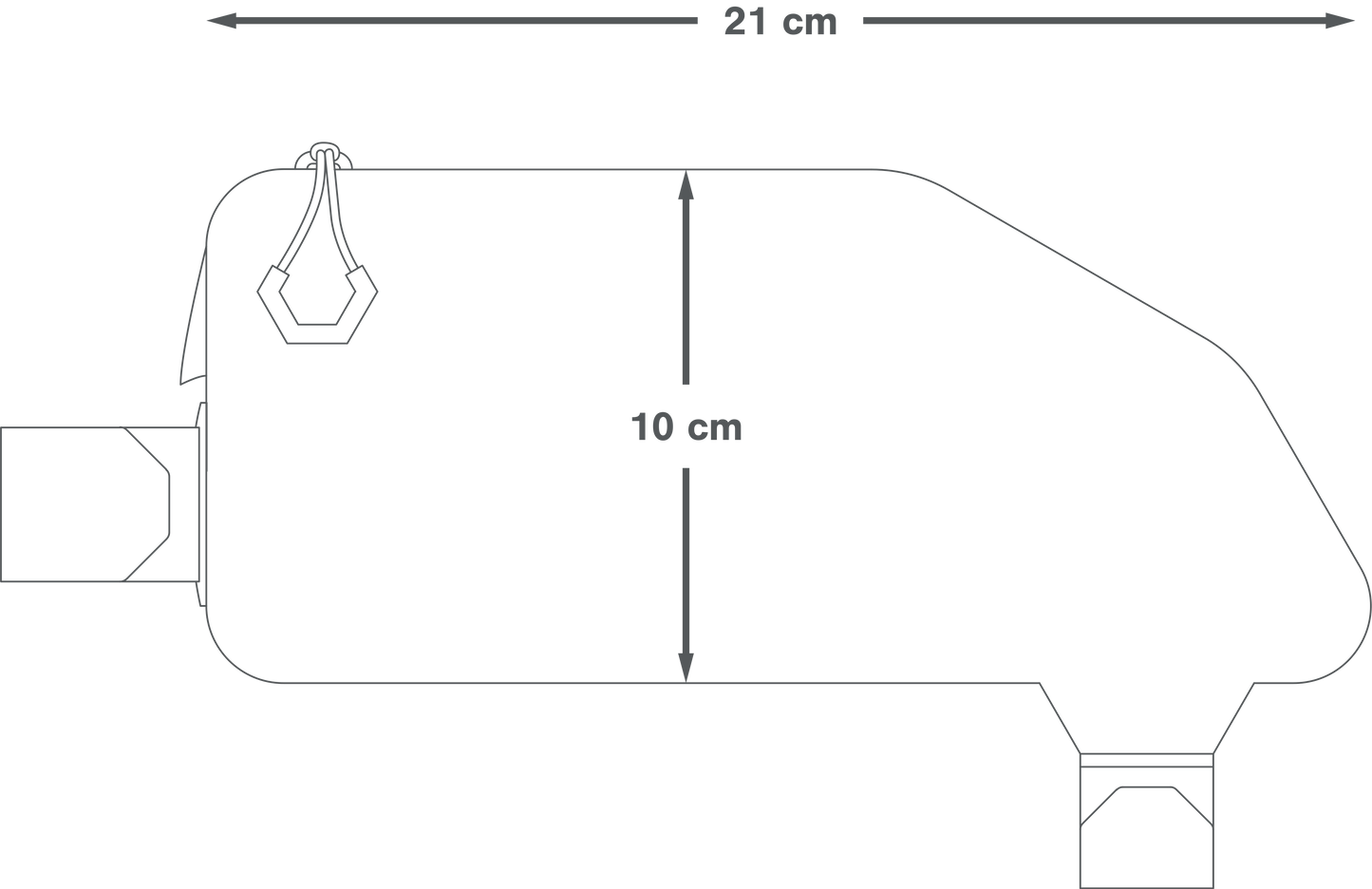 APIDURA EXPEDITION TOP TUB PACK 1 L Ramväska Svart