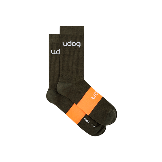 UDOG GRAVEL Strumpor Svart/Orange