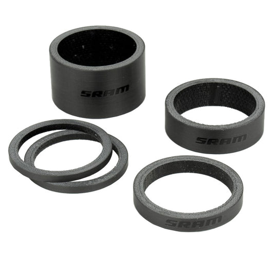 SRAM-styrstag i kolfiber, svarta
