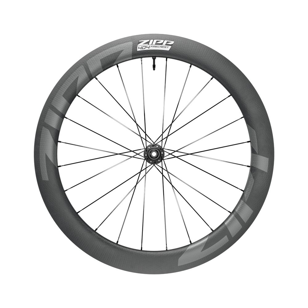 Ett par ZIPP 404 FIRECREST DISC-hjul, Tubeless Ready (Center Lock)